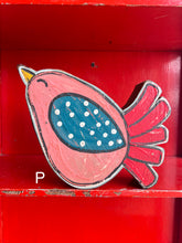Load image into Gallery viewer, 7x7  NEW stand alone birdie cutout blocks LARGE
