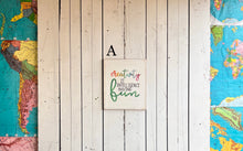 Load image into Gallery viewer, 15x17 “creativity is intelligence….”hand-painted sign
