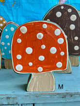 Load image into Gallery viewer, -NEW!- stand alone- wood mushroom cutouts
