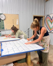 Load image into Gallery viewer, IN-PERSON 37x37 hand painted barn quilt class on Saturday, June 20th 9:30 am.
