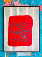 Load image into Gallery viewer, 17x21 NEW “One Nation Under God”Hand-Painted Sign
