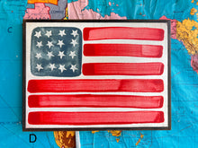 Load image into Gallery viewer, 13x17 NEW  American Flag Hand-Painted Sign
