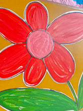 Load image into Gallery viewer, 21x21 NEW flowers Hand-Painted Sign
