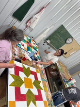 Load image into Gallery viewer, IN-PERSON 37x37 hand painted barn quilt class on Saturday, July 11 at 9:30 am.
