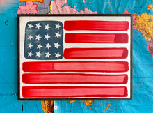 Load image into Gallery viewer, 13x17 NEW  American Flag Hand-Painted Sign
