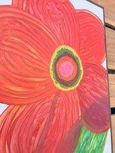 Load image into Gallery viewer, 23x49 hand-painted flower sign B
