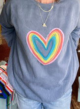 Load image into Gallery viewer, NEW! PRE-ORDER HEART sweatshirt and t-shirt
