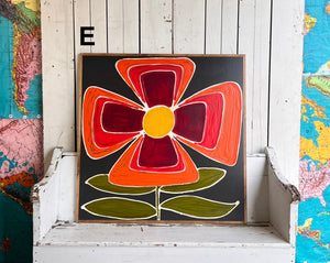 37x37 NEW Flower Hand-Painted Sign
