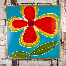 Load image into Gallery viewer, 37x37 NEW Flower Hand-Painted Sign
