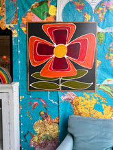 Load image into Gallery viewer, 37x37 NEW Flower Hand-Painted Sign
