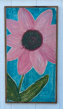 Load image into Gallery viewer, 19x37 Flower hand-painted sign
