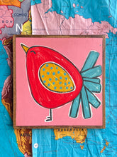 Load image into Gallery viewer, 10.5x10.5 NEW Spring Bird Hand-Painted Signs
