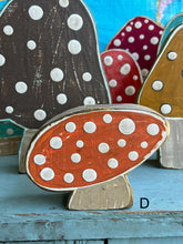 Load image into Gallery viewer, -NEW!- stand alone- wood mushroom cutouts
