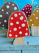 Load image into Gallery viewer, -NEW!- stand alone- wood mushroom cutouts
