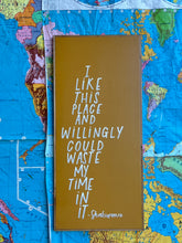 Load image into Gallery viewer, 17x37 NEW! Hand-Painted Shakespeare sign
