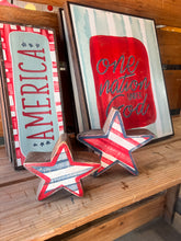 Load image into Gallery viewer, NEW!  6x6 stand alone - SMALL STAR cutout blocks
