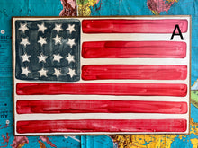 Load image into Gallery viewer, NEW!  25x37 Hand-Painted American Flag Sign
