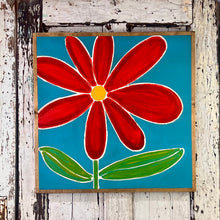 Load image into Gallery viewer, 25x25 NEW! FLOWER Hand-Painted Sign
