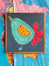 Load image into Gallery viewer, 10.5x10.5 NEW Spring Bird Hand-Painted Signs

