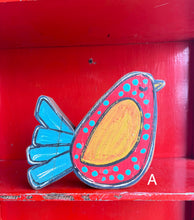 Load image into Gallery viewer, 7x7  NEW stand alone birdie cutout blocks LARGE
