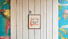 Load image into Gallery viewer, 15x17 “creativity is intelligence….”hand-painted sign
