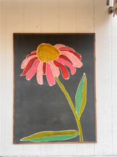 Load image into Gallery viewer, 37x49 NEW Cone Flower Hand-Painted Sign LOCAL PICKUP ONLY
