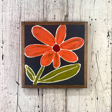 Load image into Gallery viewer, 13x13 NEW FLOWERS Hand-Painted Sign
