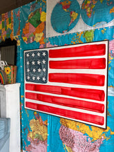 Load image into Gallery viewer, 49x37 NEW! American Flag Hand-Painted Sign
