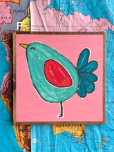 Load image into Gallery viewer, 10.5x10.5 NEW Spring Bird Hand-Painted Signs
