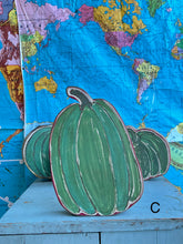 Load image into Gallery viewer, -RESTOCKED- Large stand alone- wood pumpkin cutouts
