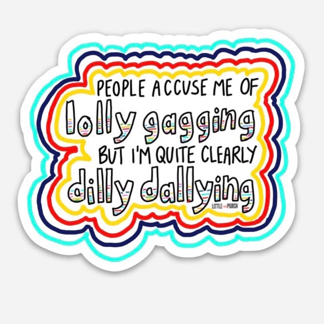 Lolly Gagging Vinyl Sticker