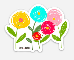 Flower Vinyl Sticker